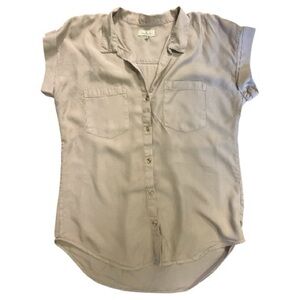 Thread & Supply Blouse Medium Relaxed Drapey Fit Soft Lyocell Pre-Owned